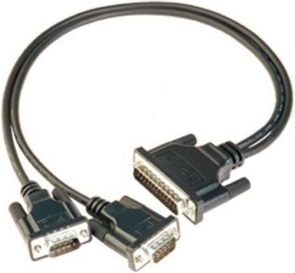 Immagine prodotto Moxa CBL-M25M9X2-50 - Cavo seriale da spina DB25 a 2 x spina DB9, 50 cm (0.50 m)