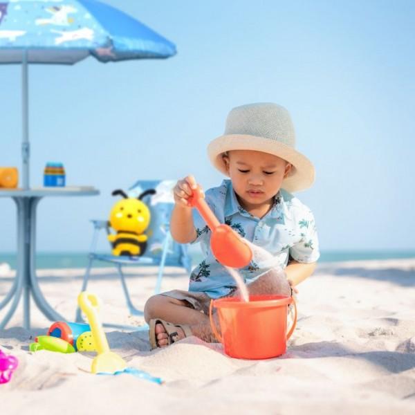 Actual product image Relaxdays Kid?s Furniture Set, Folding Chairs & Table