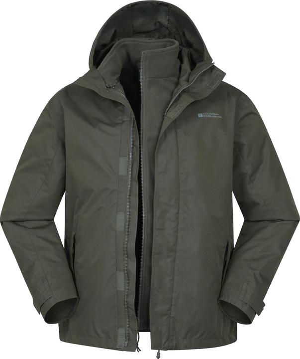 Actual product image Mountain Warehouse Mens Fell II 3 in 1 Jacket (XXS)