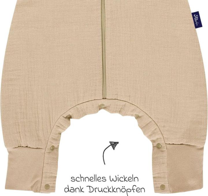 Actual product image Alvi Schlafsäcke Schlafsack mit Füssen Sleep-Overall 4 Season (70 cm)