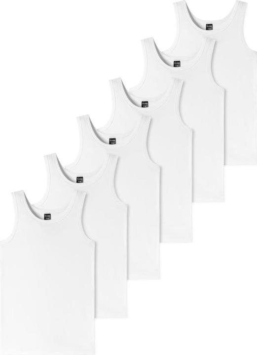 Produktbild Schiesser 6er Pack Teens Boys - 95/5 Organic Cotton Unterhemd (164)
