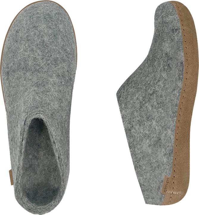 Image du produit Glerups Pantoufles à semelle de cuir (44)