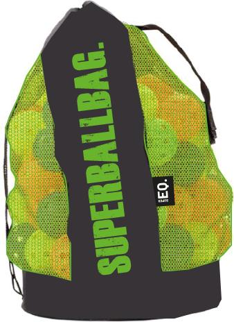 Super Eq SuperEQ BALLBAG BLACK/YELLOW (One Size)