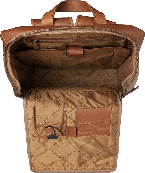 Actual product image Chesterfield Rich Leren Laptop Rugtas - 15.4 inch - Cognac (19 l)