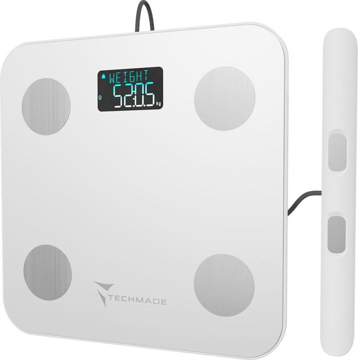 Produktbild Techmade Körperfett Körpergewichtswaage 180Kg (180 kg)