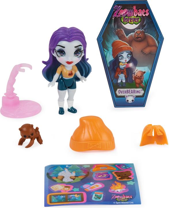 Image du produit Spin Master Zombaes Forever, Wild Vibes, Figurine zombie surprise à collectionner avec accessoires pour poupées