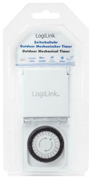 Actual product image LogiLink Mechanical timer, IP44, outdoor