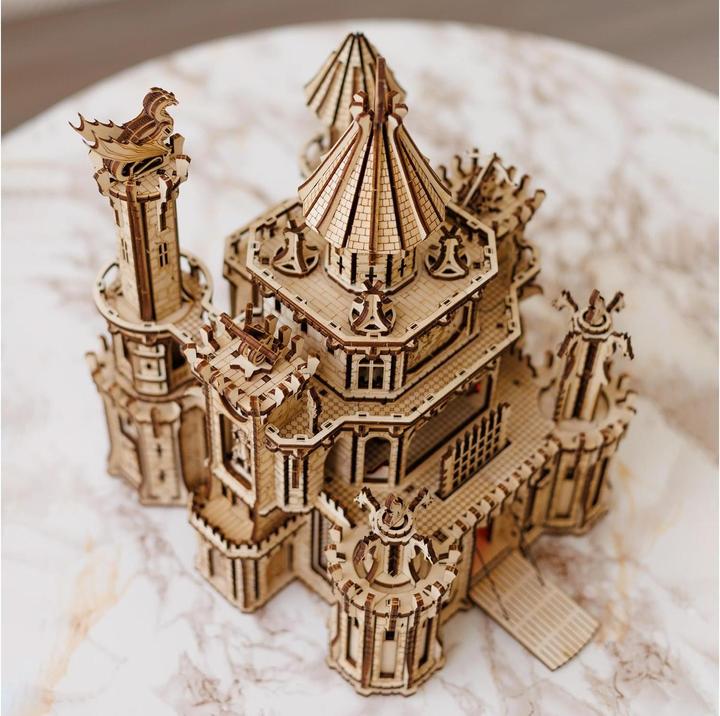 Actual product image Wood Trick Dragon castle