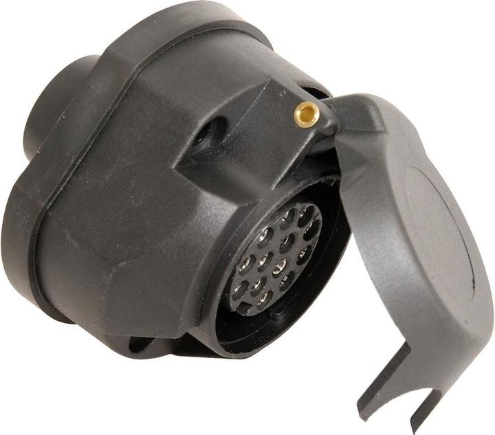 Actual product image HP Autozubehör 28253 Trailer socket (plug 15pin - socket 13pin) Ku