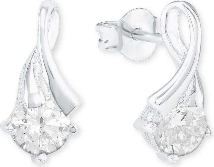 Amor Damen-Ohrringe aus glänzendem 925er Sterling Silber (Silber)