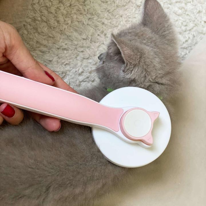 Produktbild Intirilife Katzenbürste Hundebürste selbstreinigend (Katze, Hund)