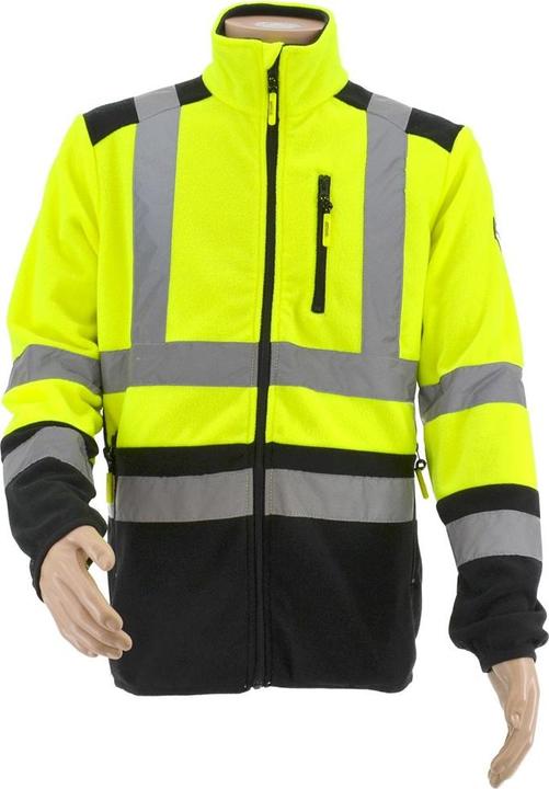 Awtools Fleecejacke T3/ Reflektierend Gelb/ Xxxl (3XL)