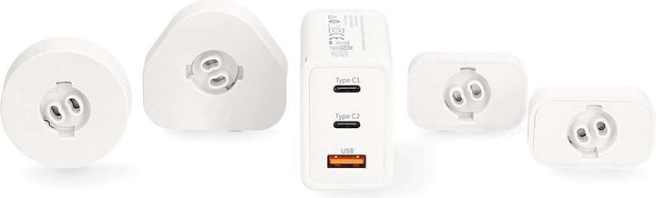 Actual product image Nedis Reise-Adapter - 100-240 V AC 50/60 Hz - 65 W - Weiss