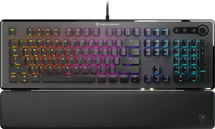 Turtle Beach - Clavier de jeu mécanique RGB Filaire Vulcan II Noir - Disposition Qwerty US (US, Cable)
