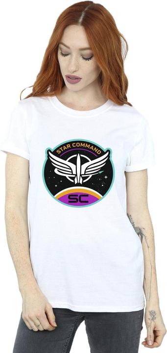 Immagine prodotto Disney Lightyear Star Command Circle Maglietta Ampia Donna (S)