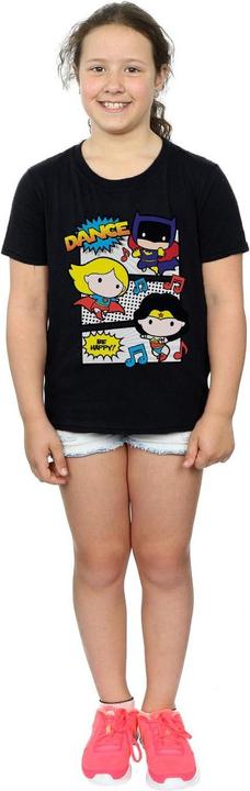 Image du produit - T-shirt CHIBI SUPER FRIENDS DANCE - Fille (128)