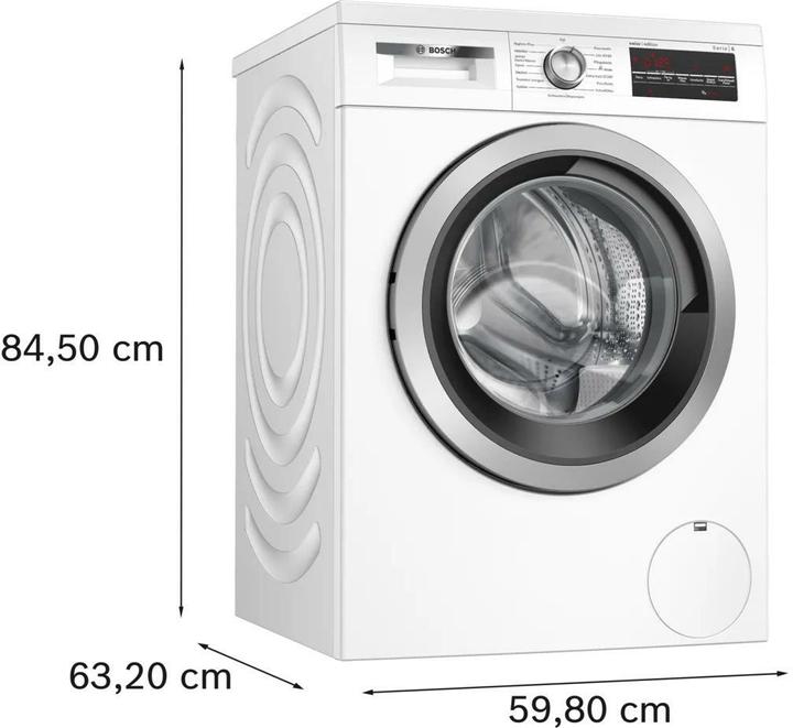 Actual product image Bosch Hausgeräte WUU28T10CH (9 kg, Left, CH plug)