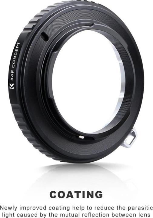Actual product image K&F Concept High Precision Lens Adapter Mount, LM-M4/3