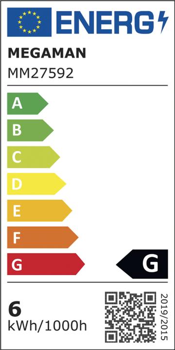 Energy Label Megaman GX53 LED Warm reflector dimmable (GX53, 6 W, 480 lm, 1 x, G)