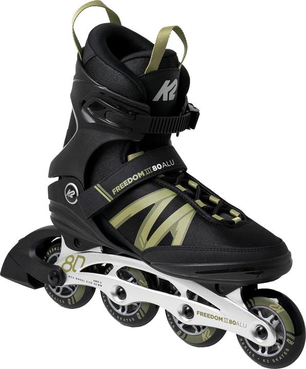 Immagine prodotto K2 Pattino in linea Freedom III 80 Alu Uomo (44.0 (US=10.5), design) (45.5)