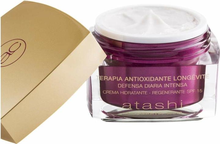 Image du produit Atashi CELLULAR ANTIOXIDANT SKIN DEFENSE crème hydratante régénérante 50 ml (50 ml, Crème de jour, SPF 15)