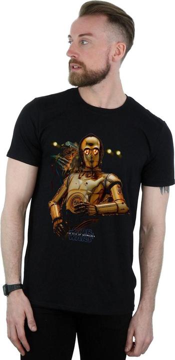Produktbild Star Wars The Rise Of Skywalker C3PO And Babu Frik TShirt (L)