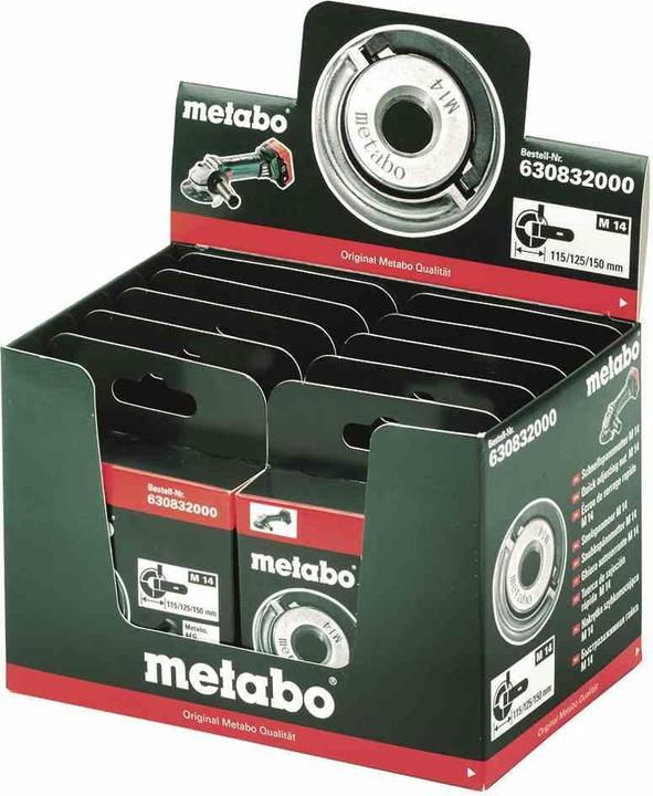 Produktbild Metabo Schnellspannmutter M 14 für Winkelschleifer
