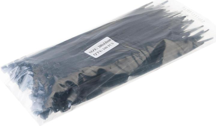 Actual product image VR-Technics Cable tie detachable 200 X 4.8, 100 pieces (Plastic cable ties, 200 mm, 100 pcs.)