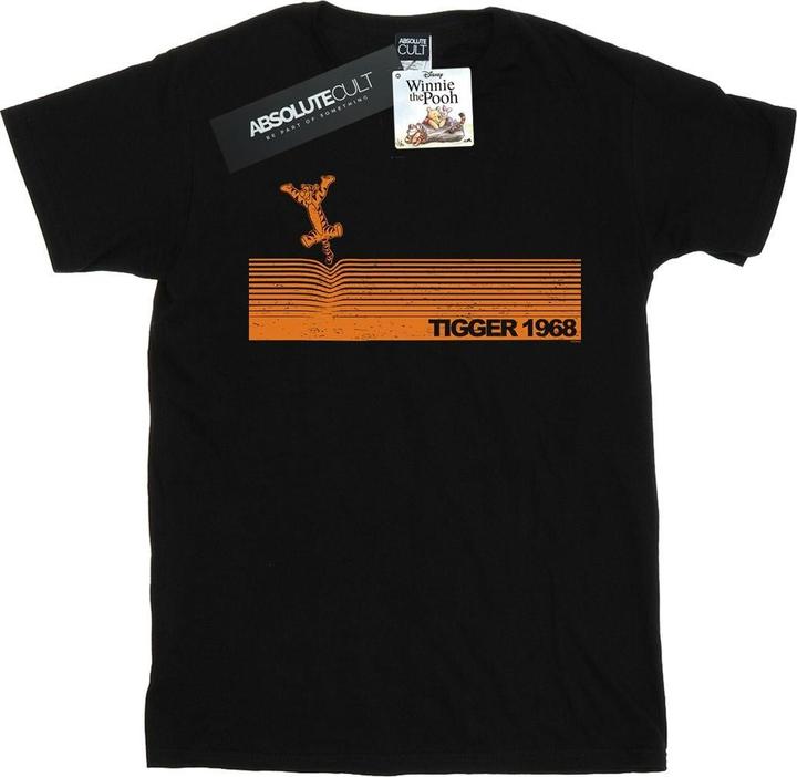 Actual product image Disney Womens/Ladies Winnie The Pooh Tigger 1968 Cotton Boyfriend T-Shirt (XL)