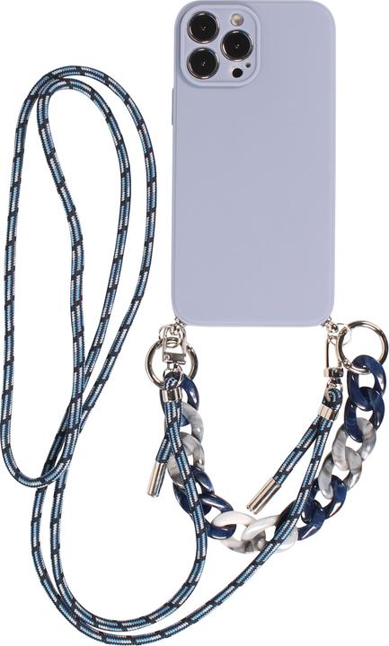 Image du produit PhoneLook Coque Gel silicone avec corde collier & chaîne de pierre décorative (Apple iPhone 13 Pro Max)