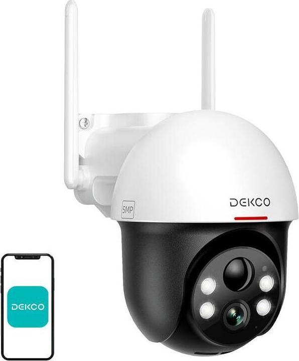 Actual product image Dekco IP Outdoor camera with solar panel DC9L (2560 x 1920 pixels)