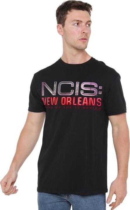 Actual product image NCIS: New Orleans Mens Neon Sign T-Shirt (XL)