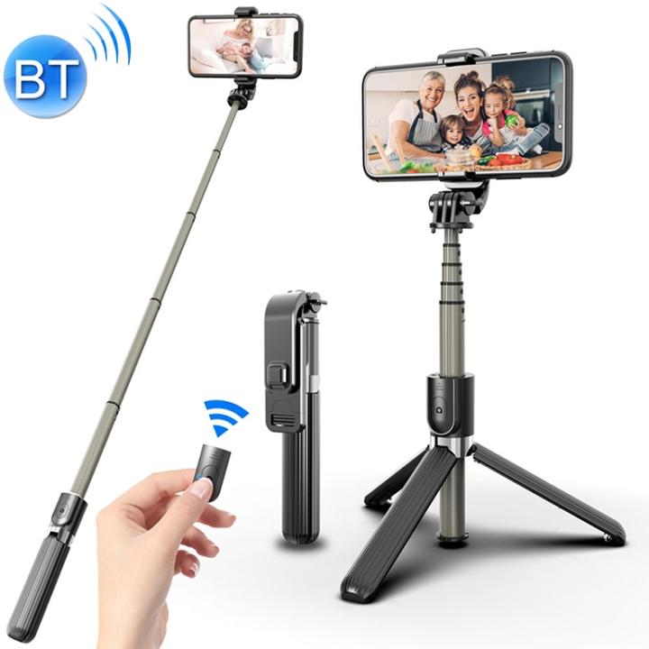 Actual product image Ueli Express Selfie stick with integrated tripod and remote control 82cm