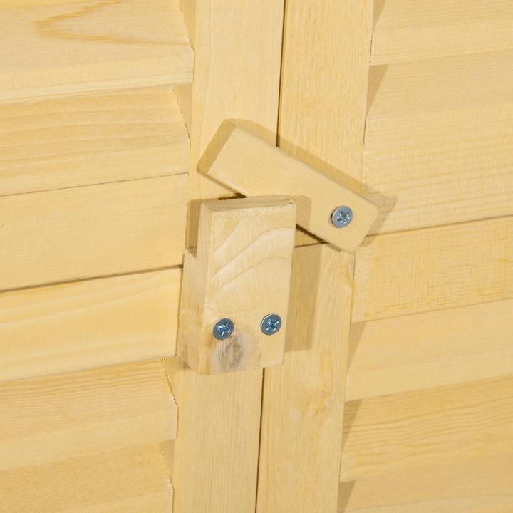 Image du produit Outsunny Abri à outils avec 4 compartiments