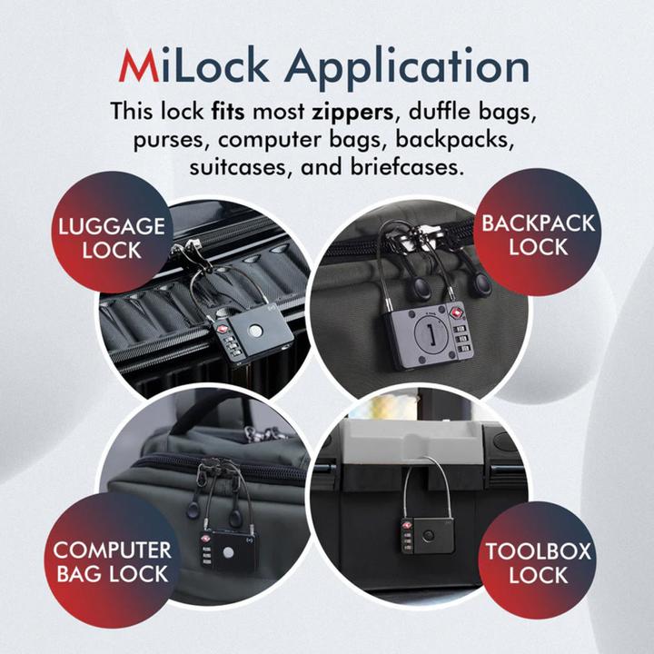Produktbild Mili MiLock, Gepäckfinder und Schloss (iOS, Apple, iPadOS)