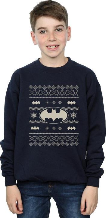 Produktbild Universal Textiles Christmas Knit Batman Sweatshirt Jungen (140, 146)