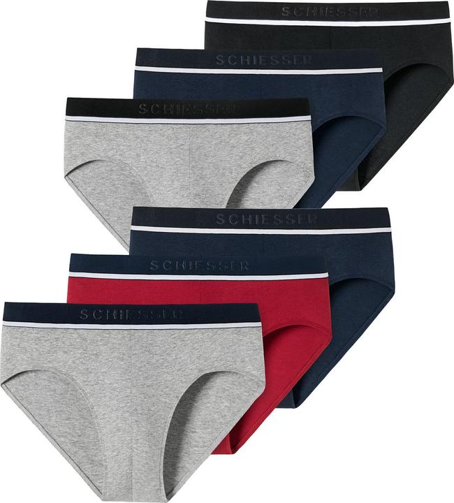 Schiesser Slip 95/5 Organic Cotton (M, 6er Pack)