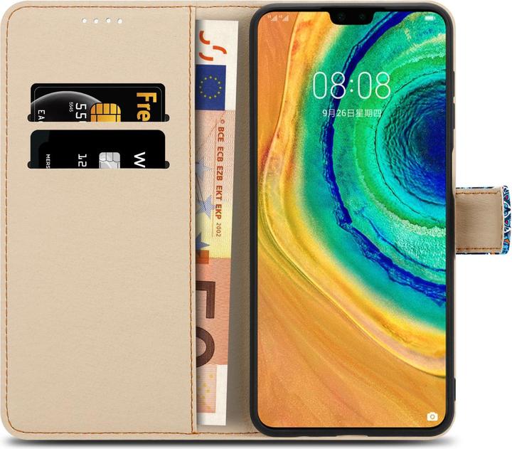 Actual product image Cadorabo Book cover with print (Mate 30)