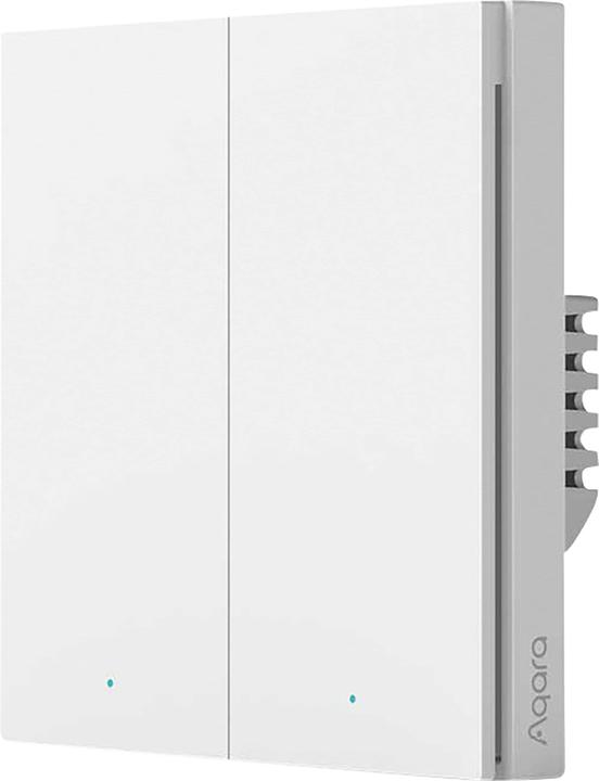 Image du produit Xiaomi Interrupteur mural intelligent H1 Blanc avec neutre, double rocker (Zigbee)