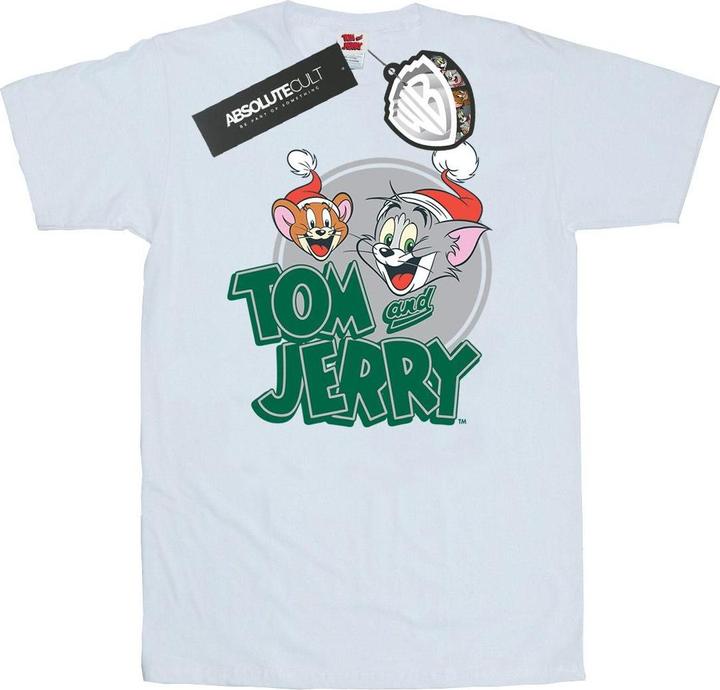 Immagine prodotto Tom & Jerry Christmas Greetings Maglietta Uomo (XXL)