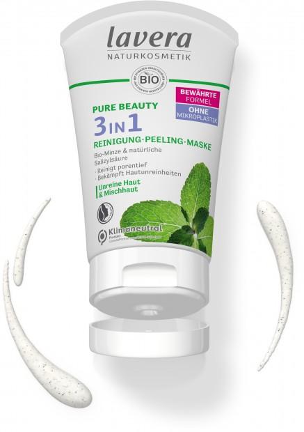 Produktbild Lavera Pure Beauty 3 in 1 Reinigung (125 ml)
