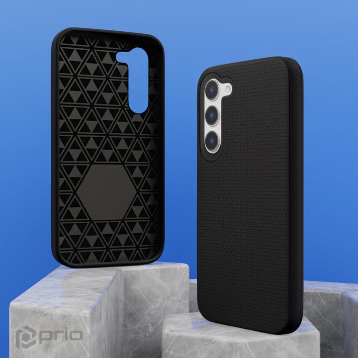 Actual product image prio Protective cover for Samsung A55 black (Samsung Galaxy A55)