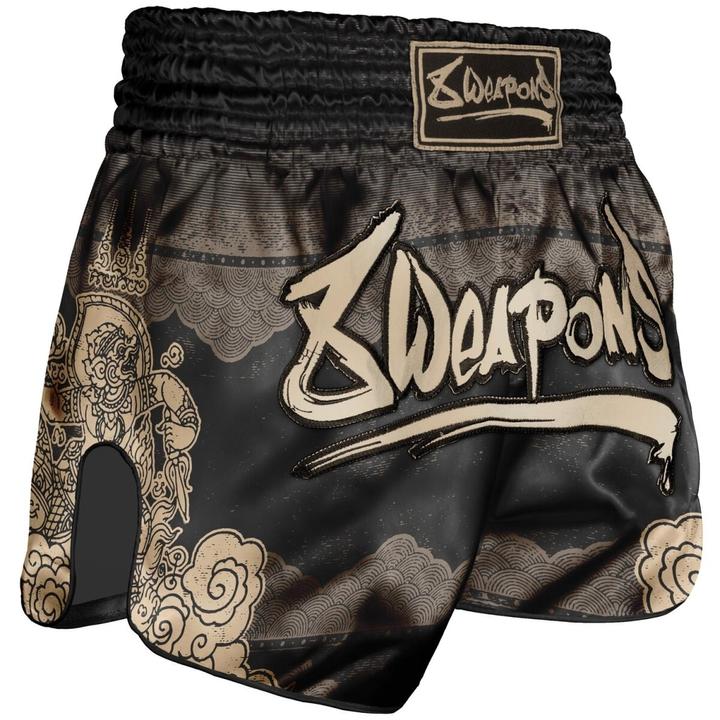 Produktbild 8Weapons Muay Thai Shorts Hanuman Schwarz/Gold (S)