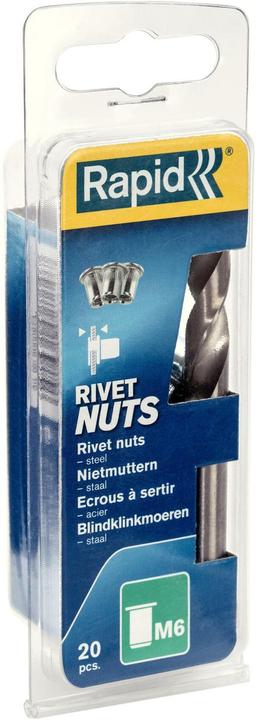 Produktbild Rapid M6 Blindnietmuttern