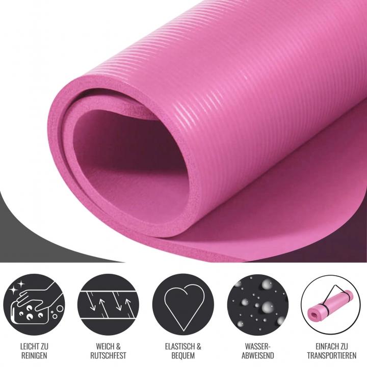 Produktbild Gorilla Sports Yogamatte (15 mm)