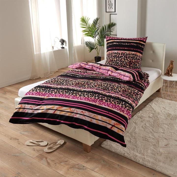 Produktbild Traumschlaf Leopard (Bettwäsche Set, 135x200 cm + 80x80 cm)