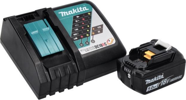 Produktbild Makita DHP 487 RT1J Akku Schlagbohrschrauber 18 V 40 Nm Brushless + 1x Akku 5,0 Ah + Ladegerät + Mak (Akkubetrieb)