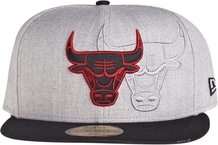 Produktbild New Era 59Fifty Cap - SCREENING Chicago Bulls grau - 7 1/2 (7 1/2)