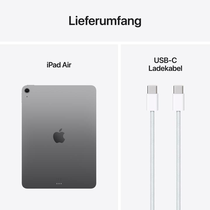 Produktbild Apple iPad Air 11 2025 (M3) (nur WLAN, 11", 256 GB, Space Gray)