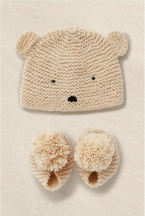 Image du produit DMC Gift of Stitch Kit à tricot Bonnet & Chaussures Teddy